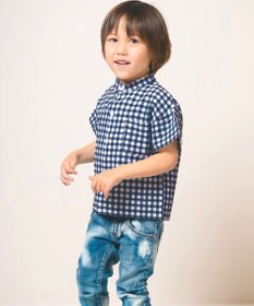 ami amie バンドカラーシャツ