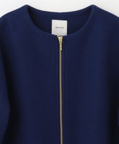 ANY ファイバーウール ノーカラーコート