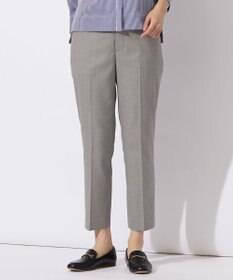 J.PRESS LADIES S 【洗える】シャークスキン テーパード パンツ