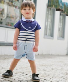 J.PRESS KIDS 【BOX付き】【70㎝】ロンパース&蝶ネクタイスタイ セット