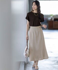 ANY SIS 【接触冷感・UVカット・洗える】ビューティクール フレンチ ニットＴ