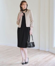 Tiaclasse 【新色追加・洗える】ノーカラーカットソージャケット