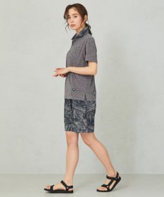 JOSEPH ABBOUD MOUNTAIN 【UNISEX】3Dエンボスリーフ ハーフパンツ