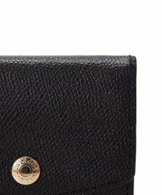 TOPKAPI 【TOPKAPI】角シボ型押し・ラウンドフラップ  三つ折り 財布 COLORATO コロラート