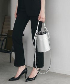 TOPKAPI 【TREASURE TOPKAPI】フェイクレザー バケツ 巾着 ショルダー バッグ