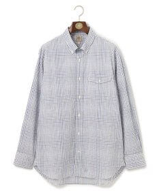 J.PRESS MEN 【KING SIZE】ポプリンマルチチェック ボタンダウンシャツ