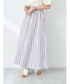 earth music&ecology ポプリンフレアスカート