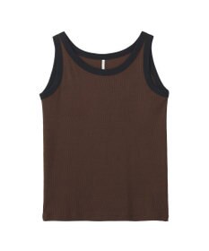 AMERICAN HOLIC バイカラーテレコタンクトップ