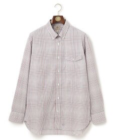 J.PRESS MEN 【KING SIZE】ポプリンマルチチェック ボタンダウンシャツ