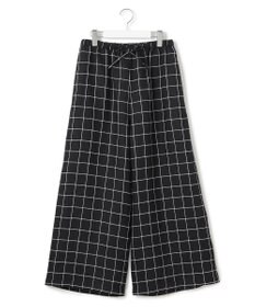 J.PRESS YORK STREET 【WOMEN】リネンライクリラックス ワイドパンツ