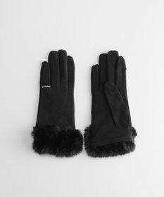 ORuKuBET リングビジューエコファー ジャージグローブ(WOMEN)【タッチパネル対応】