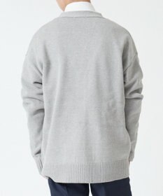 WEGO 【SCHOOL ITEM】メンズスクールニットカーディガン