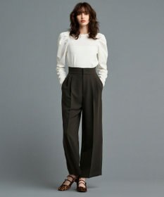 uncrave 【防しわ・洗濯機洗い可】ウォッシャブル ダブルクロス ワイドパンツ（uncrave STANDARD）