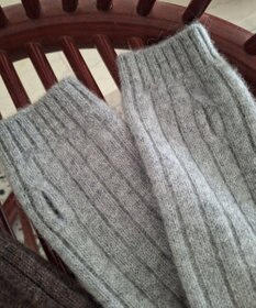 TOQUE 〈大草直子さんアドバイザー〉ベビーアルパカ×ウール縮絨ニットアームウォーマー