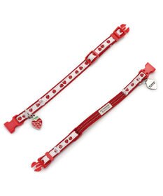 PET PARADISE ペットパラダイス 苺 チャーム付き首輪 ３Ｓ