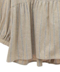 CRAFT STANDARD BOUTIQUE ボリュームスリーブウエストギャザーチュニック