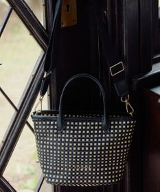 TOCCA TO THE SUNLIGHT POCHETTE かごバッグ ブラック系5