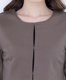 Tiaclasse 【新色追加・洗える】ノーカラーカットソージャケット