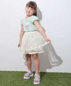 ANY KIDS リボン チュールスカート