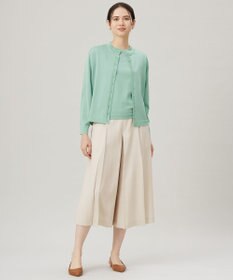 自由区 【アンサンブル対応・洗える】アセテートコットンプルオーバー ニット