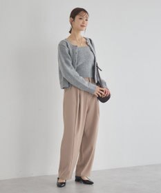 earth music&ecology 【セット2点】SET2点フラワースパンコールカーデ＋ビスチェ