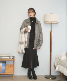 WEGO ヴィンテージライクFレザーブルゾン