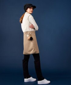 23区GOLF 【WOMEN】つば付き ニット帽