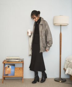 WEGO ヴィンテージライクFレザーブルゾン