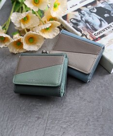 style code 【MERCURYDUO/マーキュリーデュオ】ダイアナ　トリコカラー口金ミニ財布