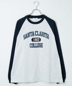 WEGO 【ユニセックス着用ITEM】ラグラングラフィックBIGロンT