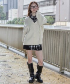 WEGO 【ユニセックス着用ITEM/MLサイズ展開】クロップドカーディガン