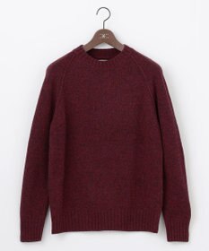 JOSEPH ABBOUD MOUNTAIN 【WEB限定・SPACE/イタリア糸使用/軽く暖かい/豊富なカラー】 ラムウール　クルーネック ニット