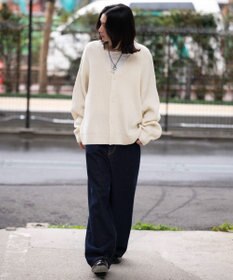 WEGO 【ユニセックス着用ITEM/MLサイズ展開】クロップドカーディガン