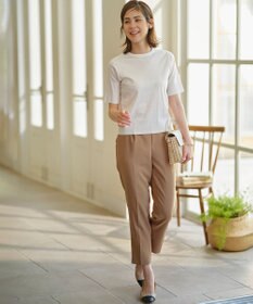 組曲 L 【WEB限定】セーターマシーン 半袖ニットTシャツ