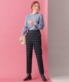 ANY SIS 【保温性あり/洗える】サーモ 2WAYストレッチ テーパード パンツ