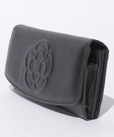 CLATHAS ワッフル　フラップ長財布