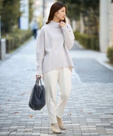 UNFILO ウールカシミヤ ハイネックニット