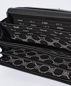 CLATHAS ワッフル　フラップ長財布