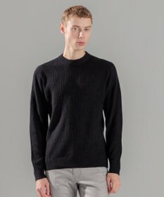 JOSEPH HOMME 新柄【洗える】シルクバルキー  クルーネックニット