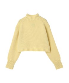 Green Parks ショート丈ケーブルニットプルオーバー