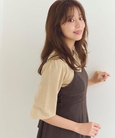 Feroux 【洗える】ラメ プルオーバーニット