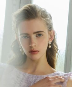 TOCCA BIJOUX PEARL EARRINGS イヤリング [新色]コーラル系