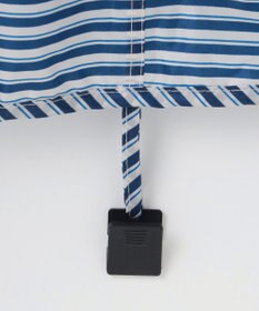 MOONBAT 【撥水】FLAT PURE サイクル レインポンチョ ボーダー 自転車 収納袋付き