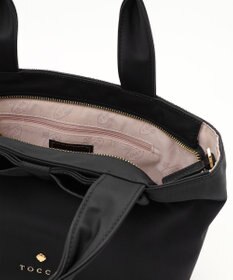 TOCCA 【大人百花掲載】【撥水】RIBBON BRICK TOTE M トートバッグ M