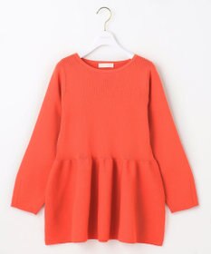 ANY SIS 【洗える】スポンディッシュペプラム ニット