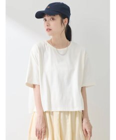 earth music&ecology バックタッククロップドＴ