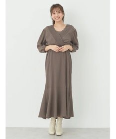 earth music&ecology ＳＥＴ２点カシュクールプルオーバー＋ワンピース