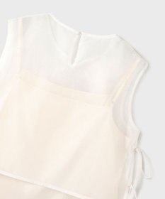 GRACE CONTINENTAL メッシュフラワートップ