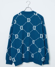 WEGO オーバーフィットロゴカーディガン