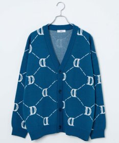 WEGO オーバーフィットロゴカーディガン